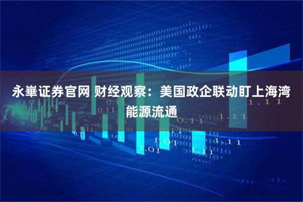 永崋证券官网 财经观察：美国政企联动盯上海湾能源流通